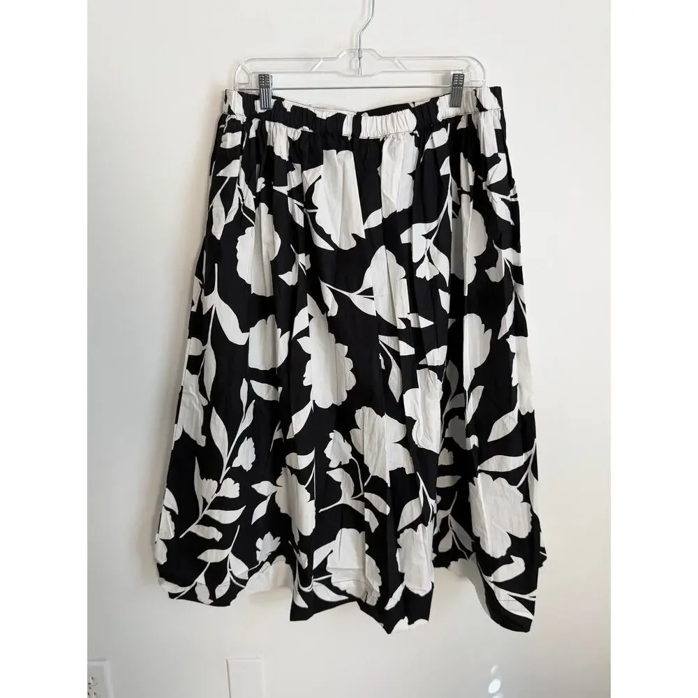 Kate Spade New York x Target Classic Rose Volume Midi Skirt size large